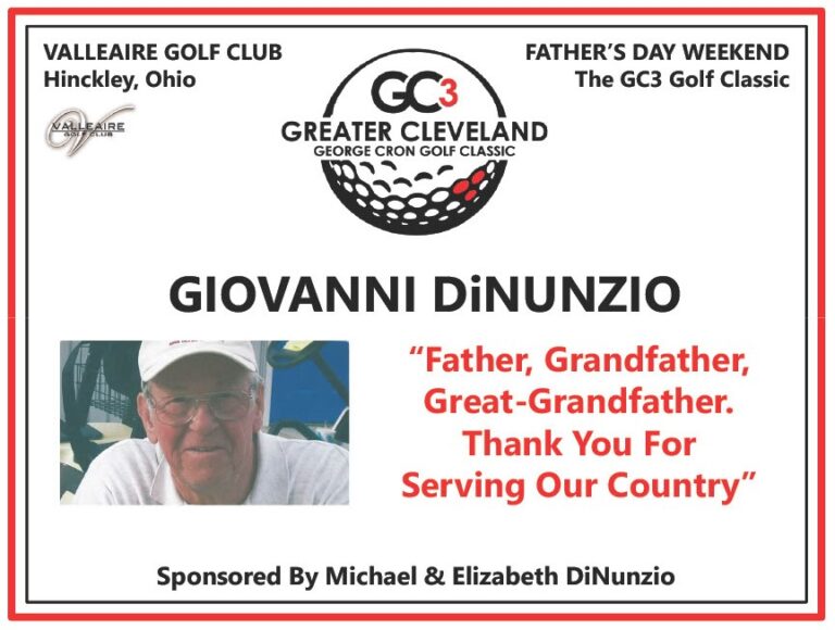 Giovanni DiNunzio - GC3 Golf Classic